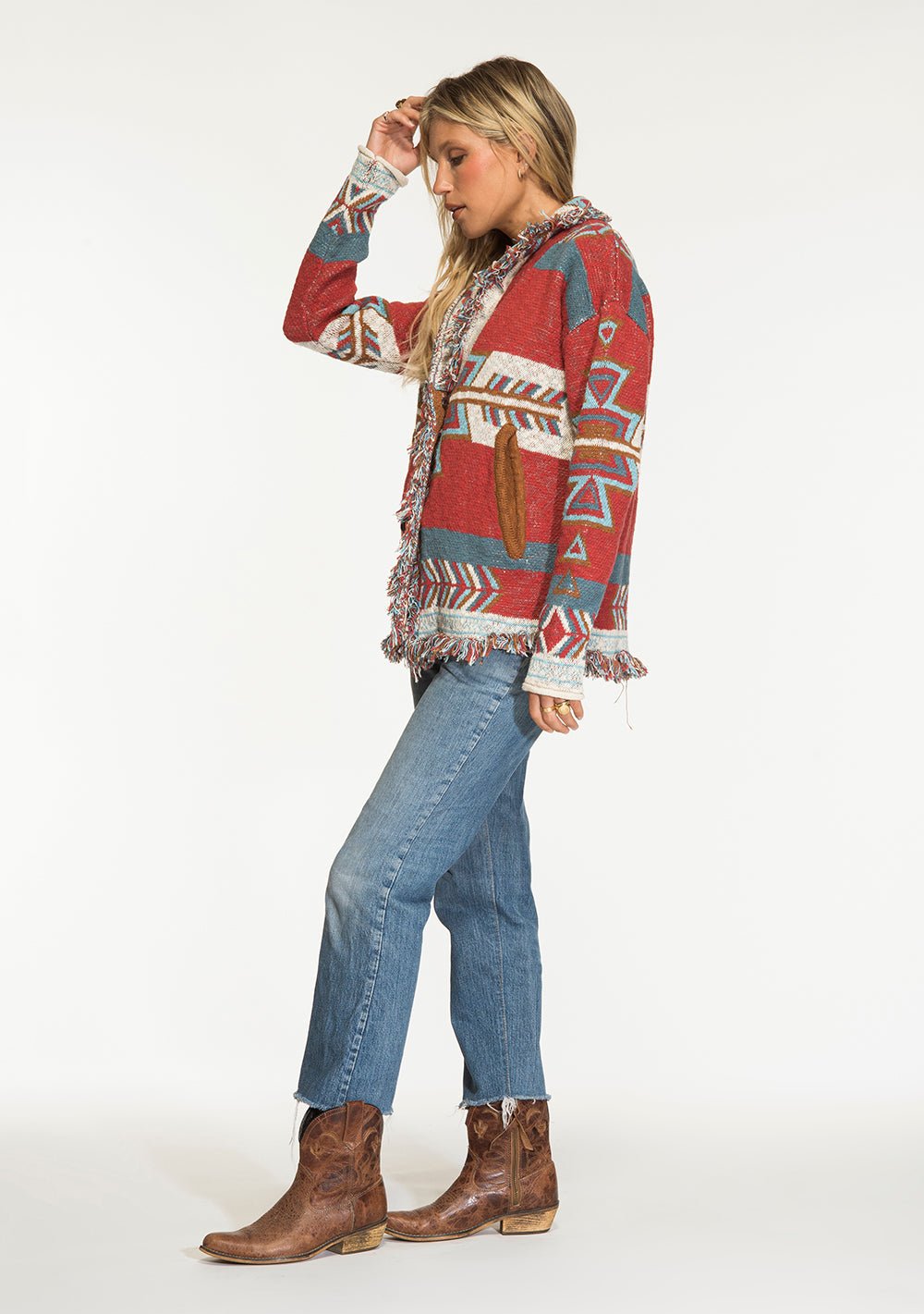 Aztec Arrow Cardigan Gone With The West